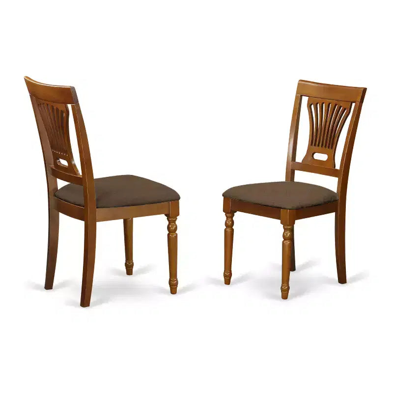 Banc en similicuir marron