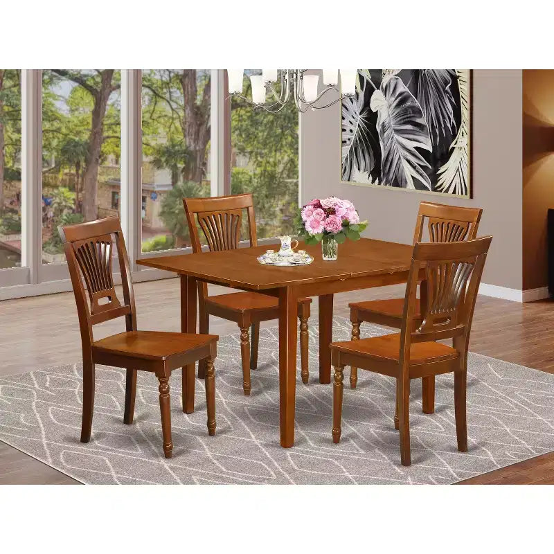 Table rectangulaire marron