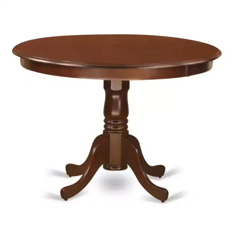 Table à manger ronde en acajou