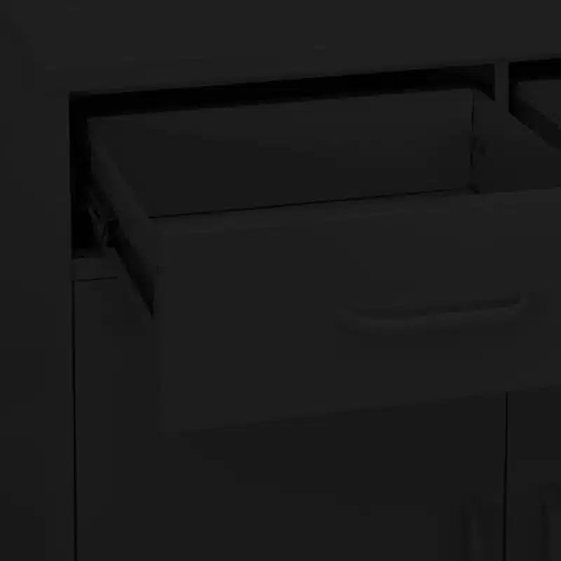 Armoire de rangement en acier, multicolore, 2 portes 1 étagère, montage par une personne