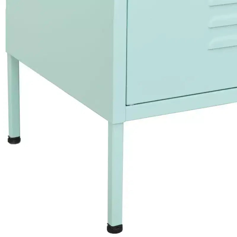 Armoire de rangement en acier, multicolore, 2 portes 1 étagère, montage par une personne