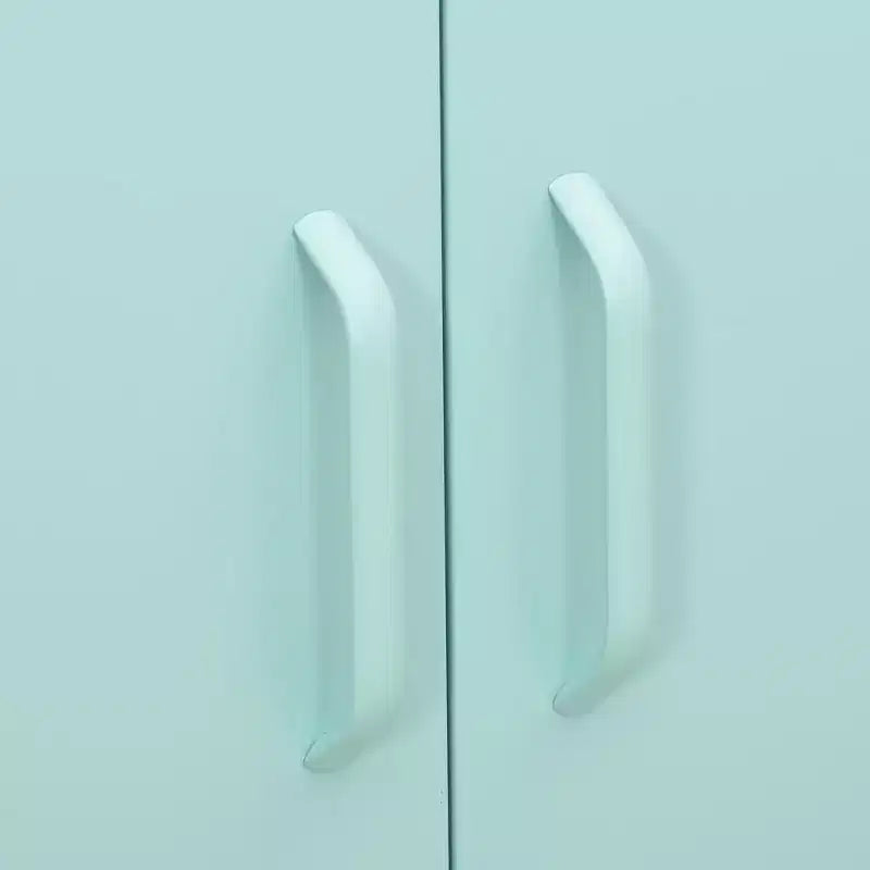Armoire de rangement en acier, multicolore, 2 portes 1 étagère, montage par une personne