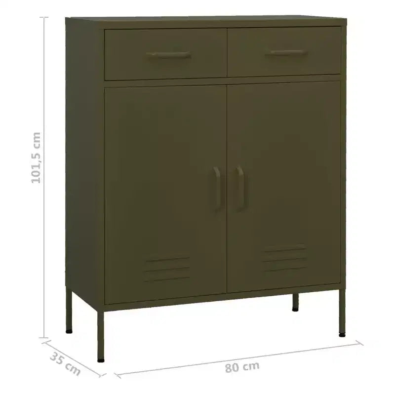 Armoire de rangement en acier, multicolore, 2 portes 1 étagère, montage par une personne