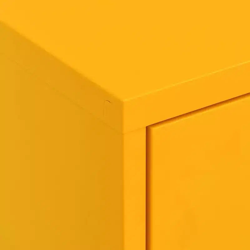 Armoire de rangement en acier, multicolore, 2 portes 1 étagère, montage par une personne