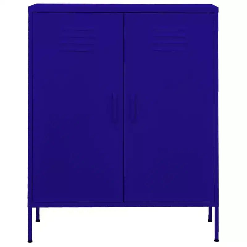 Armoire de rangement en acier, multicolore, 2 portes 1 étagère, montage par une personne