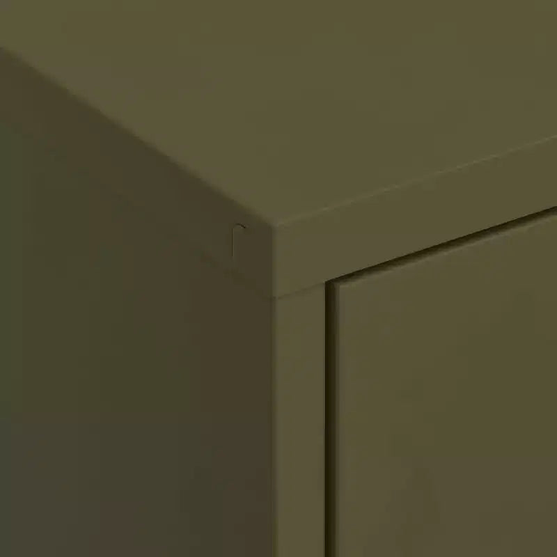 Armoire de rangement en acier, multicolore, 2 portes 1 étagère, montage par une personne