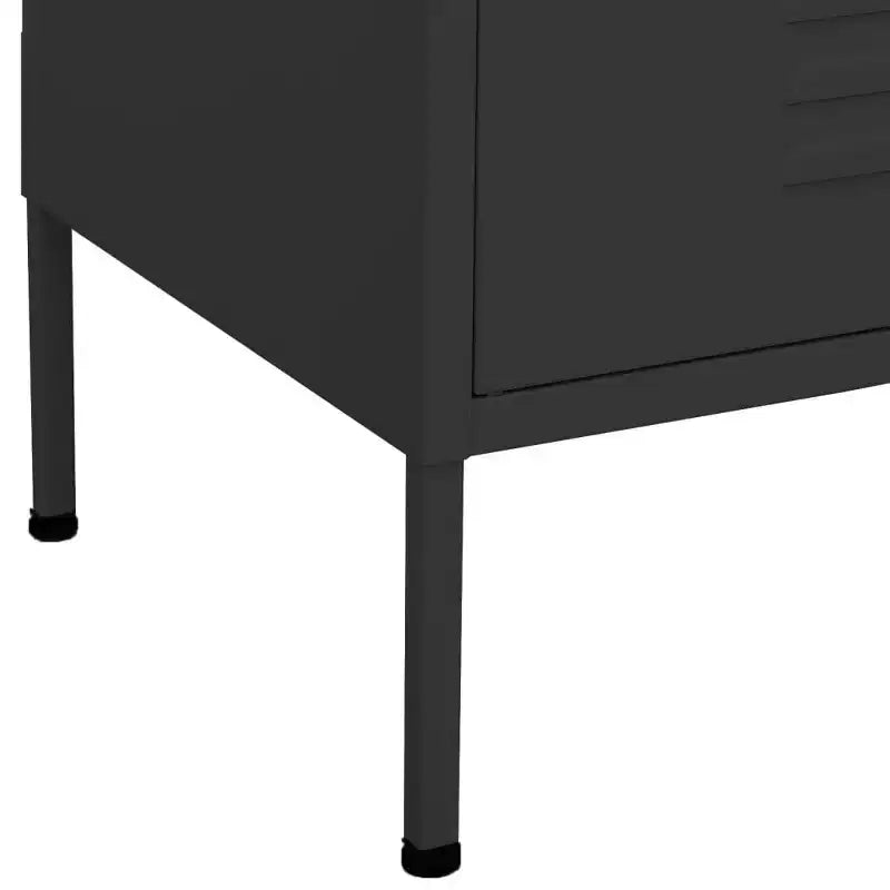 Armoire de rangement en acier, multicolore, 2 portes 1 étagère, montage par une personne