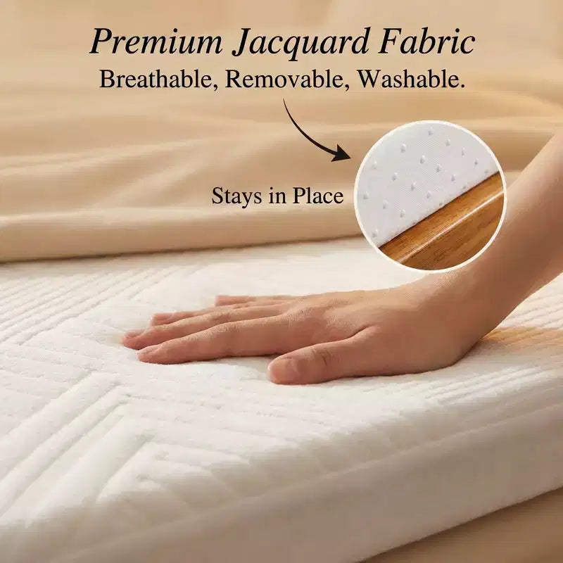 Matelas pour canapé-lit en mousse à mémoire de forme 4" rafraîchissant, blanc, grand lit/très grand lit, 1 place