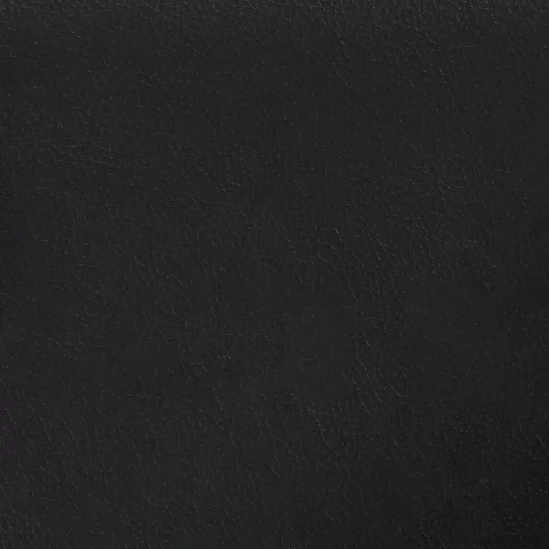 Canapé-lit pliable en similicuir noir/gris avec porte-gobelets – 3 places