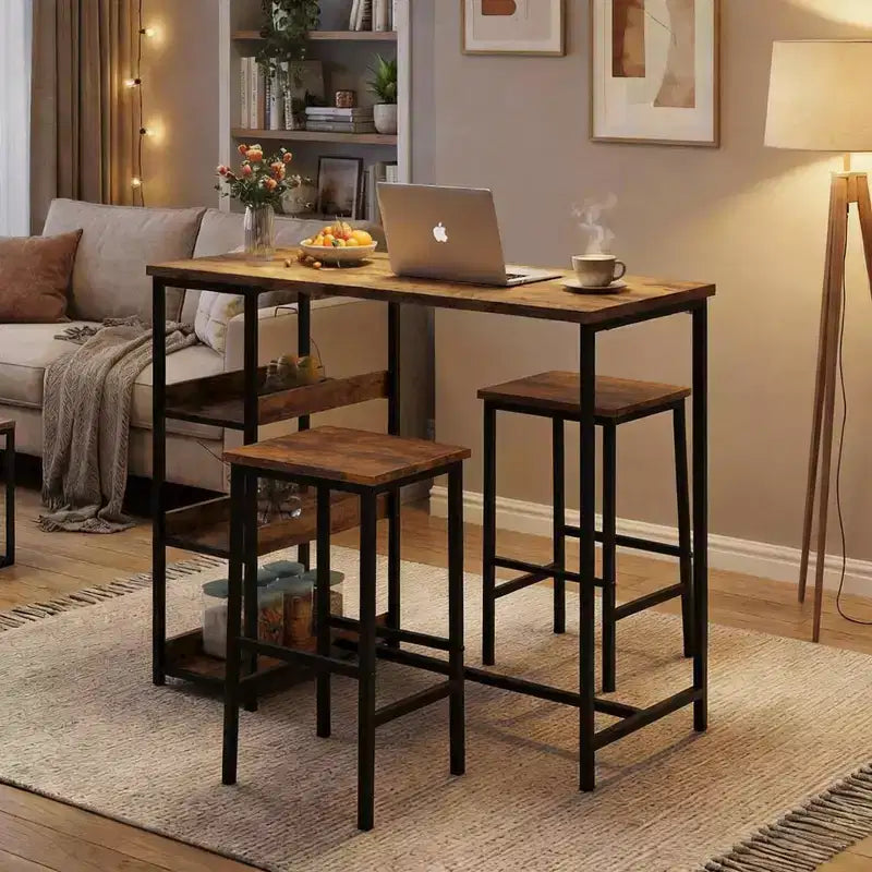 Table haute noire