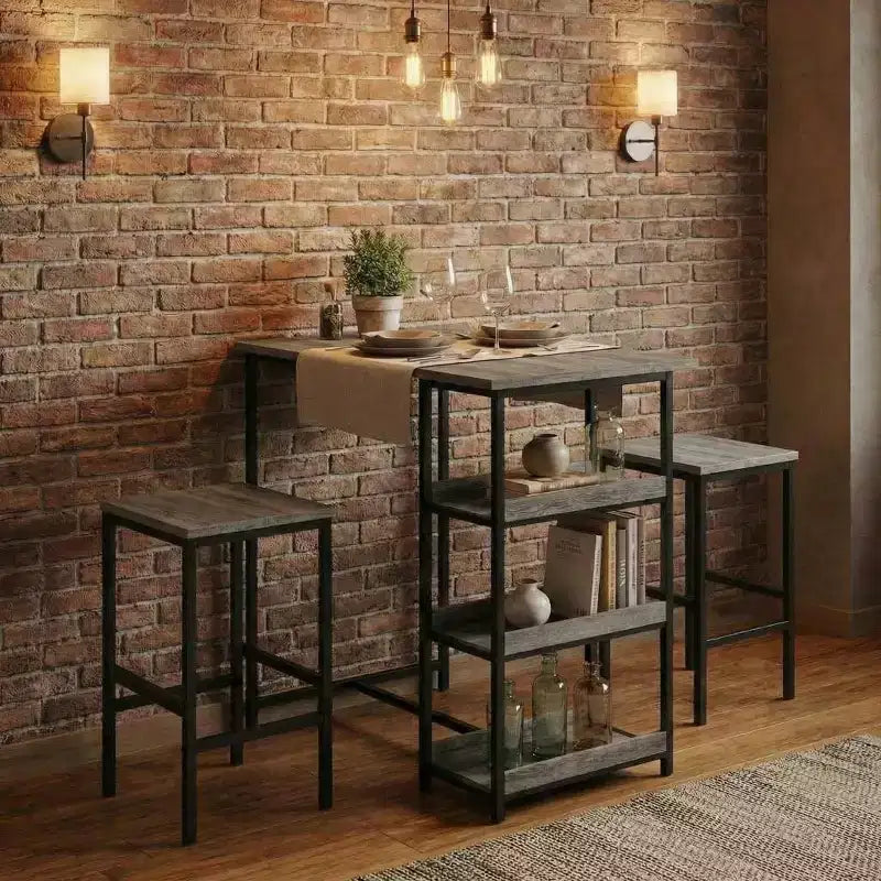 Table haute noire