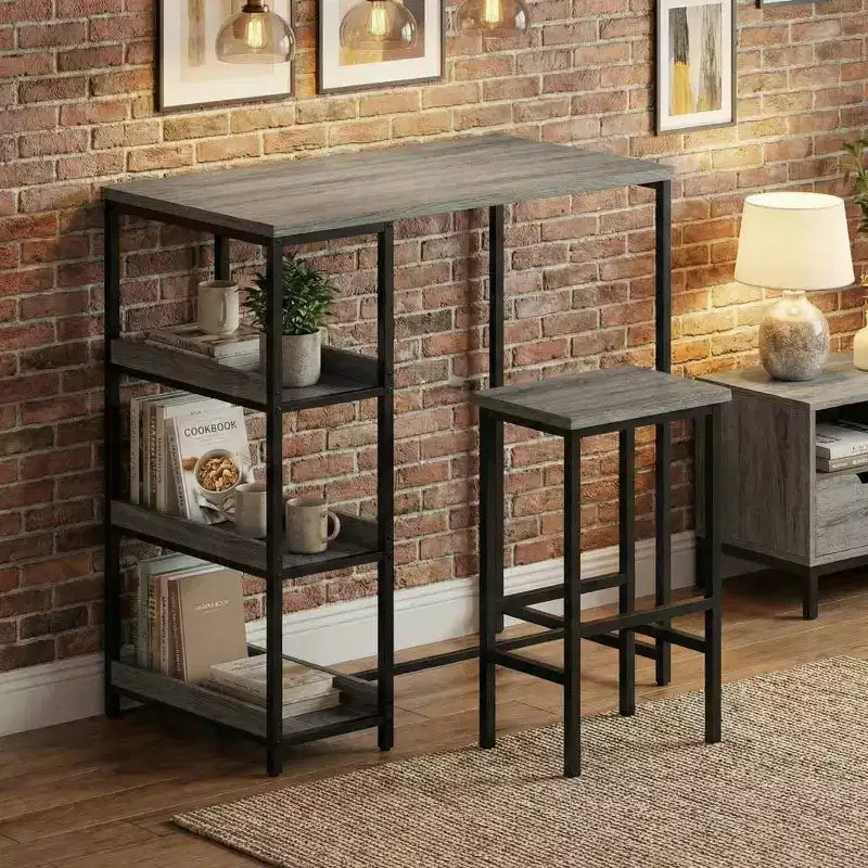 Table haute noire
