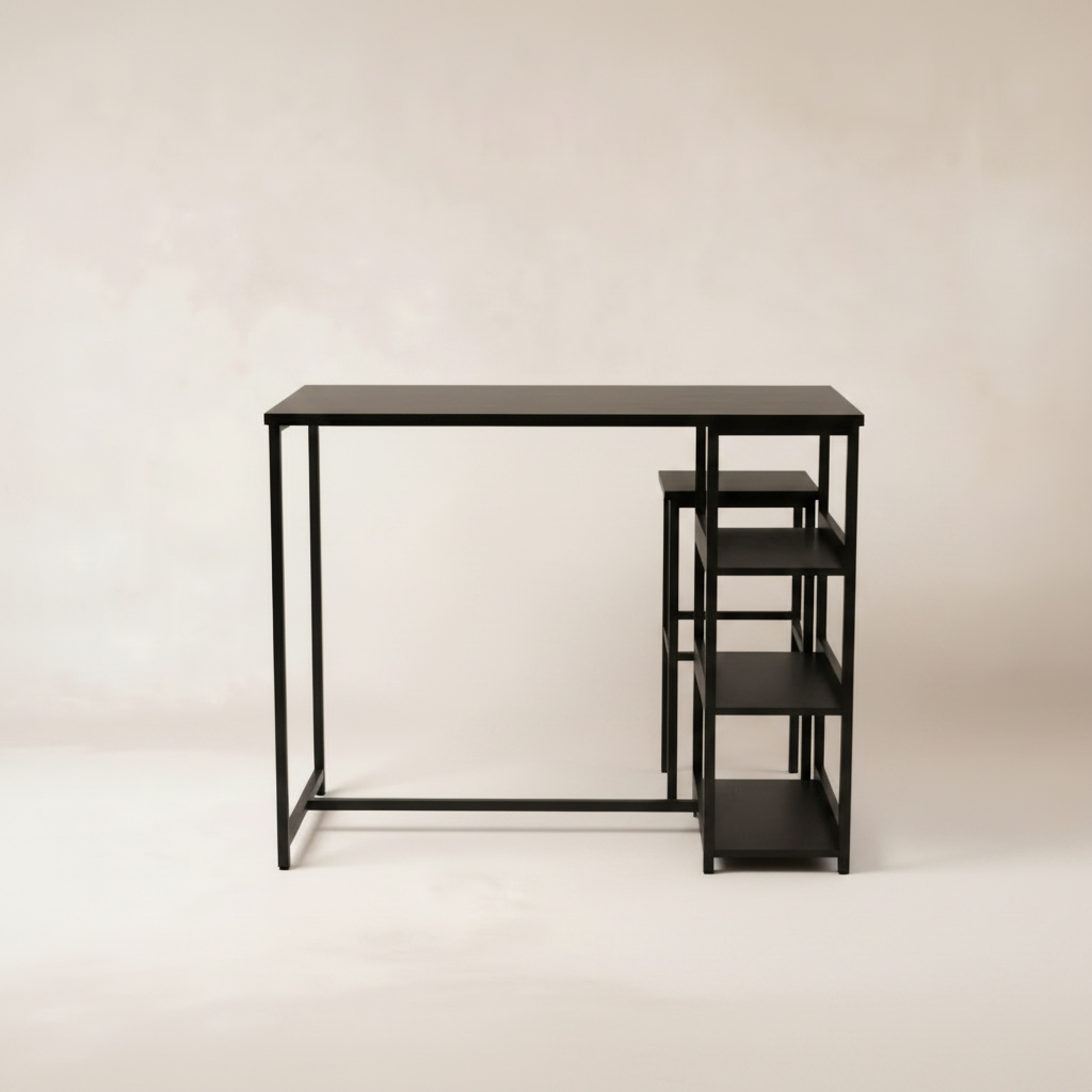 Table haute noire