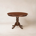Table à manger ronde en acajou