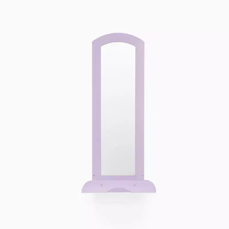 Centre de rangement avec miroir pour déguisements d'enfants – Gris / Lavande / Naturel / Rose / Blanc – 1 enfant