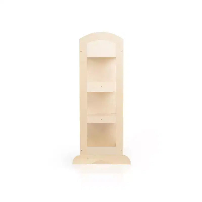 Centre de rangement avec miroir pour déguisements d'enfants – Gris / Lavande / Naturel / Rose / Blanc – 1 enfant