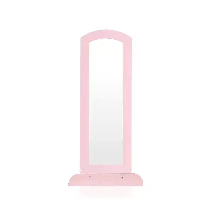 Centre de rangement avec miroir pour déguisements d'enfants – Gris / Lavande / Naturel / Rose / Blanc – 1 enfant