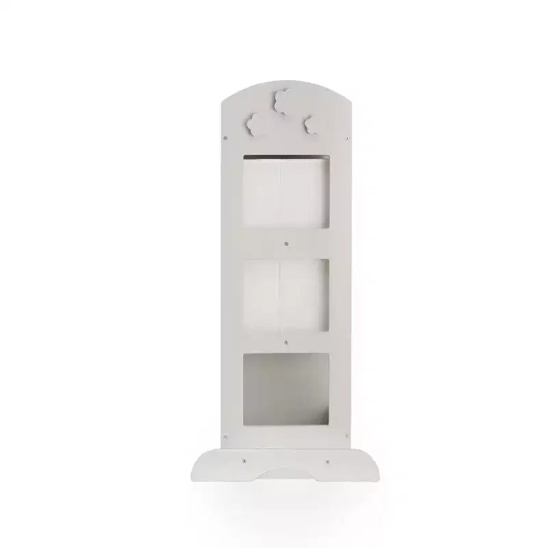 Centre de rangement avec miroir pour déguisements d'enfants – Gris / Lavande / Naturel / Rose / Blanc – 1 enfant